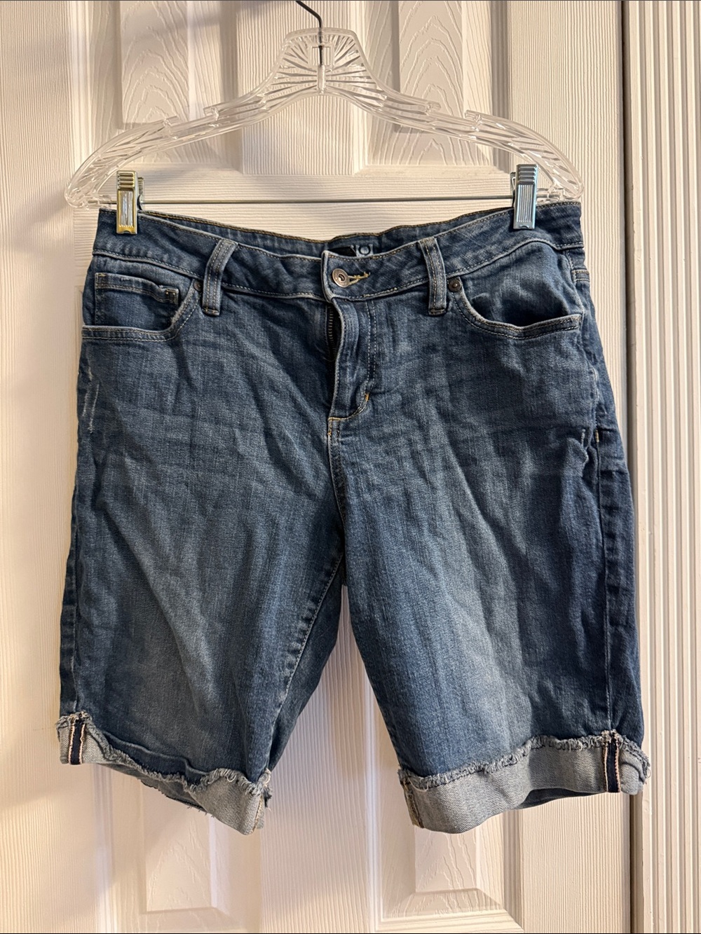 Apt9 Jean  Bermuda Shorts - Blue